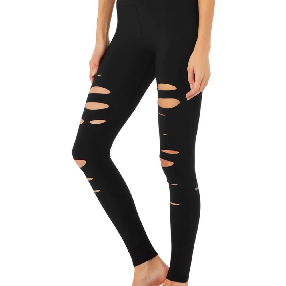 Alo brand ripped warrior leggings NWOT!
